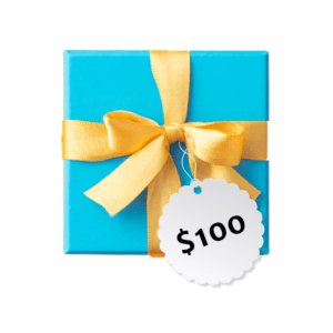 Gift with $100 tag