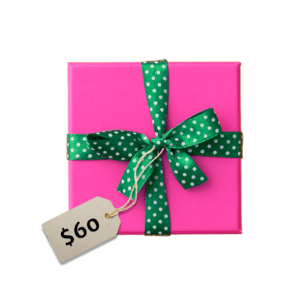 Gift with $60 tag