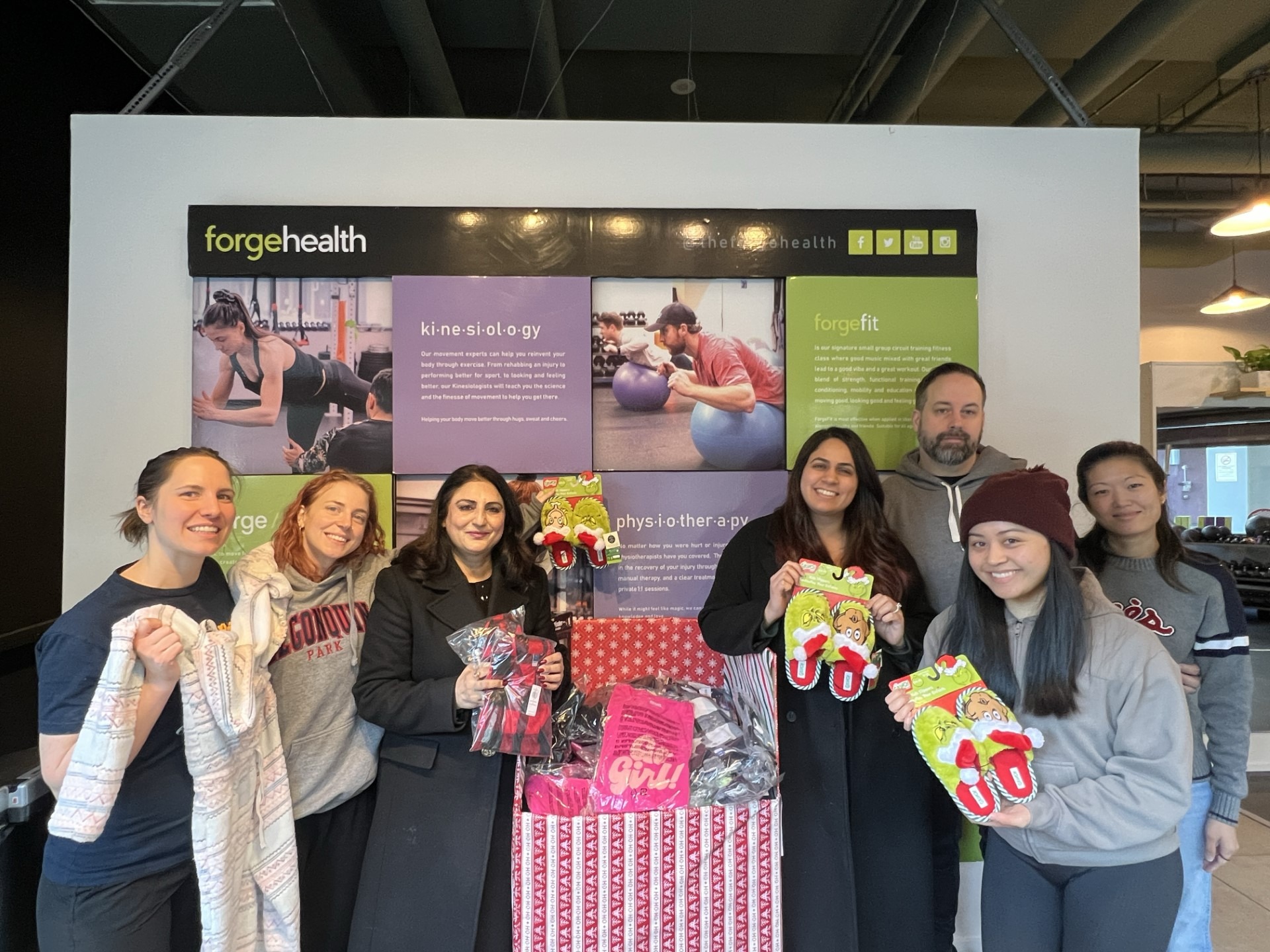 Forge Integrated Health Christmas Hamper Donation
